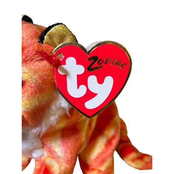 Ty Beanie Baby Zodiac Tiger with Tags retired 2000 - Picture 2 of 11